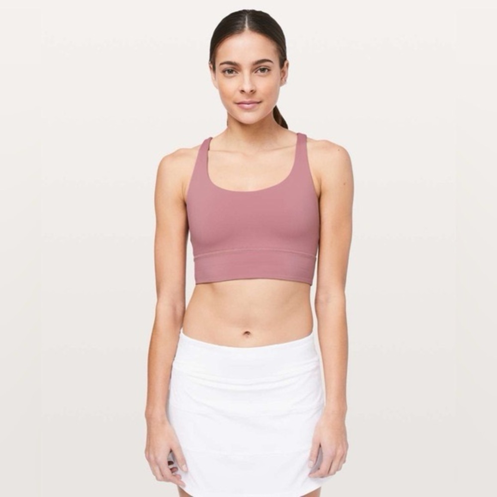 Lululemon Athletica Longline Energy Sports Bra in Velvet Dust - Picture 3 of 6